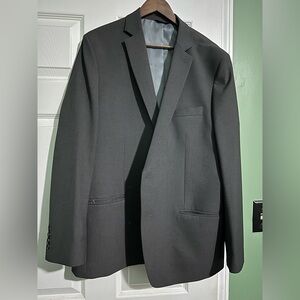 J.M. Haggar Suit Jacket 46R Dark Gray